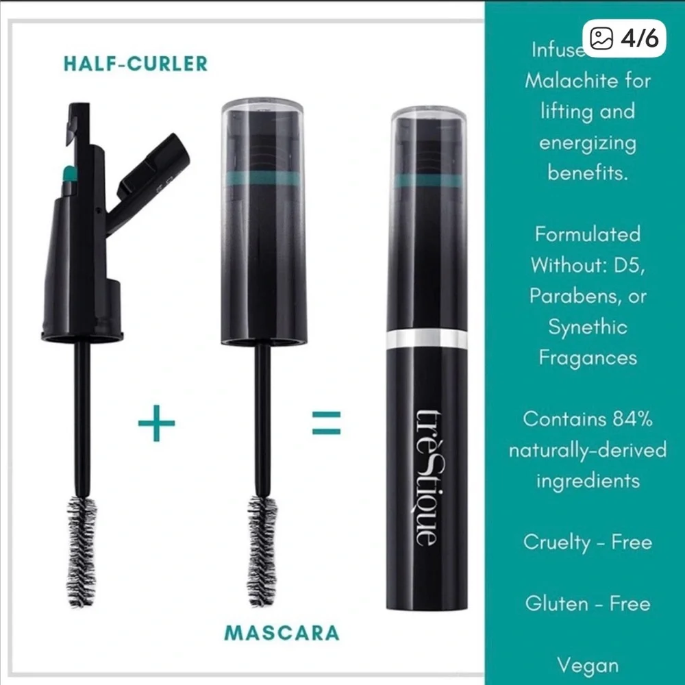Trestique Black Mascara plus curler duo